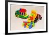 Truck Toys-yocamon-Framed Art Print