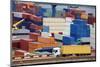 Truck Transport Container to a Warehouse near the Sea-soleg_1974-Mounted Photographic Print