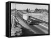 Truck Transporting Delivery to Safeway-Ray Krantz-Framed Stretched Canvas