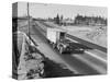 Truck Transporting Delivery to Safeway-Ray Krantz-Stretched Canvas