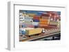 Truck Transports Container to a Warehouse near the Sea-soleg_1974-Framed Photographic Print