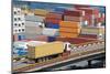 Truck Transports Container to a Warehouse near the Sea-soleg_1974-Mounted Photographic Print