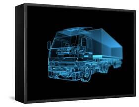Truck-sauliusl-Framed Stretched Canvas