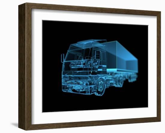 Truck-sauliusl-Framed Art Print