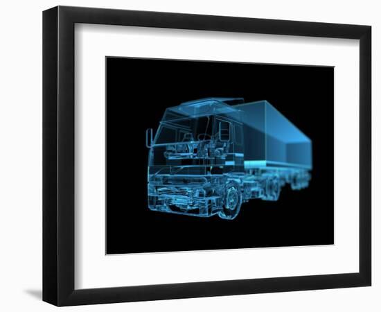 Truck-sauliusl-Framed Art Print