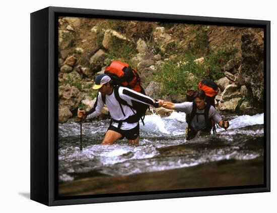 Truckee River, California, USA-null-Framed Stretched Canvas