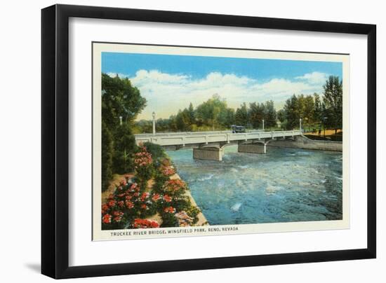 Truckee River, Reno, Nevada-null-Framed Art Print