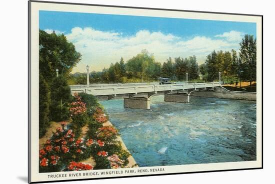 Truckee River, Reno, Nevada-null-Mounted Art Print