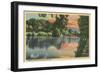 Truckee River, Reno, Nevada-null-Framed Art Print