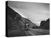 Trucking over Grapeline from L. A. and San Francisco-Peter Stackpole-Stretched Canvas