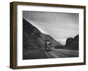 Trucking over Grapeline from L. A. and San Francisco-Peter Stackpole-Framed Photographic Print