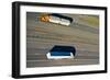 Trucks Moving on a Highway, Interstate 80, Park City, Utah, USA-null-Framed Photographic Print