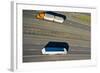 Trucks Moving on a Highway, Interstate 80, Park City, Utah, USA-null-Framed Photographic Print