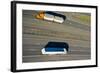 Trucks Moving on a Highway, Interstate 80, Park City, Utah, USA-null-Framed Photographic Print