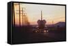 Trucks Towing the Shuttle Columbia-Bob Flora-Framed Stretched Canvas