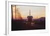 Trucks Towing the Shuttle Columbia-Bob Flora-Framed Photographic Print