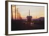 Trucks Towing the Shuttle Columbia-Bob Flora-Framed Photographic Print