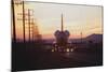 Trucks Towing the Shuttle Columbia-Bob Flora-Mounted Photographic Print