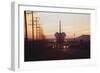 Trucks Towing the Shuttle Columbia-Bob Flora-Framed Photographic Print