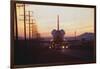 Trucks Towing the Shuttle Columbia-Bob Flora-Framed Photographic Print