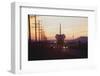 Trucks Towing the Shuttle Columbia-Bob Flora-Framed Photographic Print