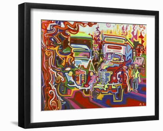 Trucks-Josh Byer-Framed Giclee Print