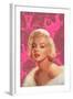 True Blue Marilyn in Pink-Chris Consani-Framed Art Print