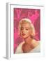 True Blue Marilyn in Pink-Chris Consani-Framed Art Print