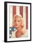 True Blue Marilyn in Pink-Chris Consani-Framed Art Print