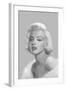 True Blue Marilyn-null-Framed Art Print