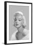 True Blue Marilyn-null-Framed Art Print