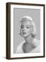 True Blue Marilyn-null-Framed Art Print