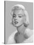 True Blue Marilyn-null-Stretched Canvas