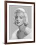 True Blue Marilyn-null-Framed Art Print