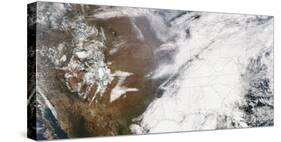 True Color Satellite Image of the Continental United States-null-Stretched Canvas