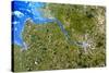 True-colour Satellite Image of Hamburg, Germany-PLANETOBSERVER-Stretched Canvas