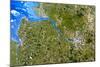 True-colour Satellite Image of Hamburg, Germany-PLANETOBSERVER-Mounted Photographic Print