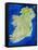 True-colour Satellite Image of Ireland-PLANETOBSERVER-Framed Stretched Canvas