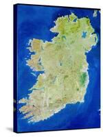 True-colour Satellite Image of Ireland-PLANETOBSERVER-Stretched Canvas