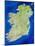 True-colour Satellite Image of Ireland-PLANETOBSERVER-Mounted Photographic Print