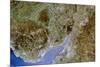 True-colour Satellite Image of Severn Estuary, UK-PLANETOBSERVER-Mounted Photographic Print