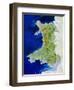True Colour Satellite Image of Wales-PLANETOBSERVER-Framed Premium Photographic Print