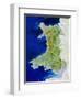 True Colour Satellite Image of Wales-PLANETOBSERVER-Framed Premium Photographic Print