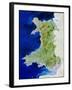 True Colour Satellite Image of Wales-PLANETOBSERVER-Framed Photographic Print