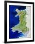 True Colour Satellite Image of Wales-PLANETOBSERVER-Framed Photographic Print