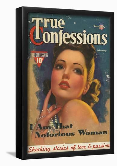 True Confessions Magazine Cover-null-Framed Poster