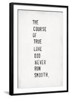 True Course-The Vintage Collection-Framed Giclee Print