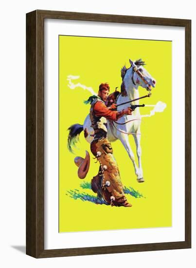 True Cowboy-null-Framed Art Print