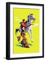 True Cowboy-null-Framed Art Print