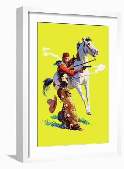 True Cowboy-null-Framed Art Print